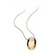 Gold Plated Oval Scatter Pendant