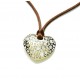 Gold Plated Heart Cord Necklace